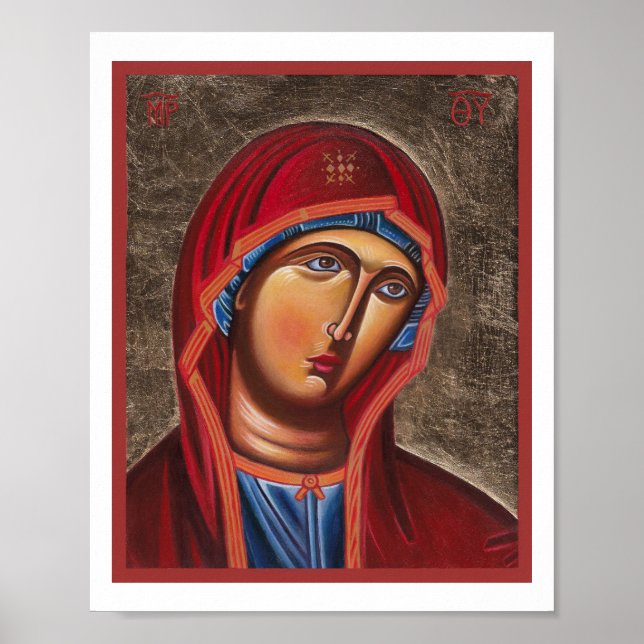 Jungfrau Maria Mutter Gottes Poster (Vorne)