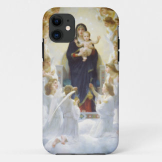 Jungfrau Maria und Jesus mit Engeln Case-Mate iPhone Hülle