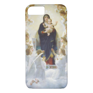 Jungfrau Maria und Jesus mit Engeln Case-Mate iPhone Hülle