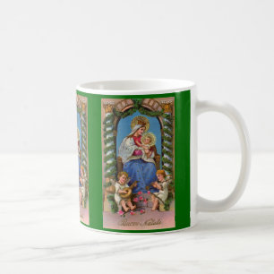 Jungfrau Maria und Jesuskind Religiöser Becher Tasse