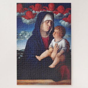 Jungfrau Maria und Kind Klassische Religiöse Kunst Puzzle