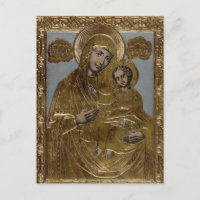 Jungfrau Maria und Säugling Jesus Christus