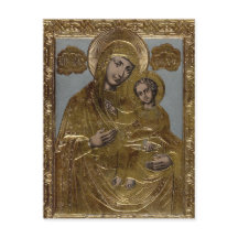 Jungfrau Maria und Säugling Jesus Christus