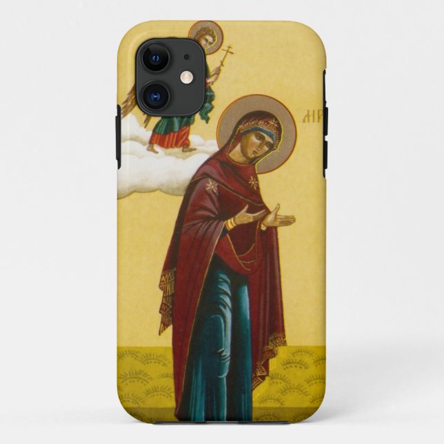 Jungfrau Marias russische Ikone Case-Mate iPhone Hülle (Rückseite)