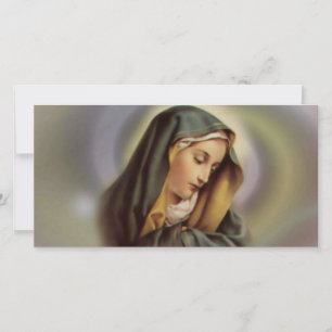 Jungfrau Mary 2 Fotokarte