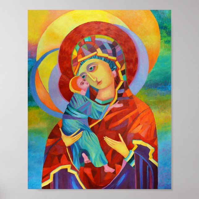 Jungfrau Mary and Child Our Lady Poster (Vorne)