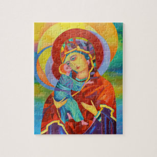 Jungfrau Mary and Child Our Lady Puzzle