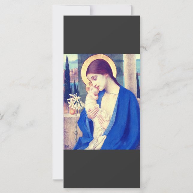 Jungfrau Mary and Child von Marianne Stokes (Vorderseite)