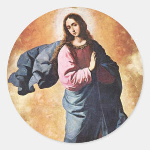 Jungfrau Mary Aufkleber