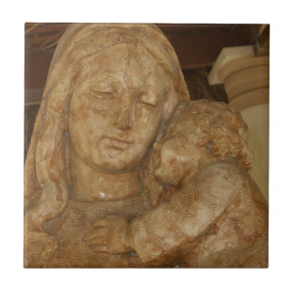 Jungfrau Mary & Baby Jesus Statue Fliese