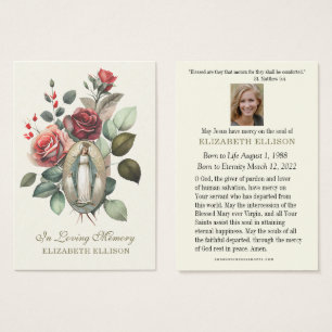 Jungfrau Mary blumenreiche Rose Beerdigung Gebet