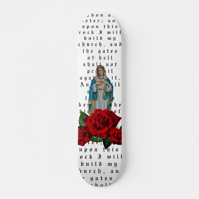 JUNGFRAU MARY BOARD SKATEBOARD (Vorne)