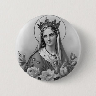 Jungfrau Mary Button