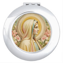Jungfrau Mary Compact Mirror, katholisch