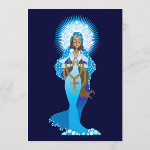 Jungfrau-Mary-Einladungen Einladung