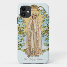 Jungfrau Mary floral Religiöse Lady of Fatima Case-Mate iPhone Hülle