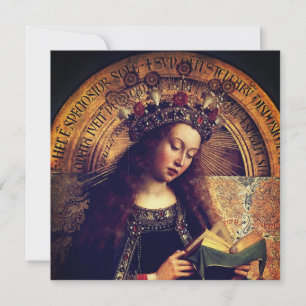 Jungfrau Mary - Gent Altarpiece von Jan van Eyck