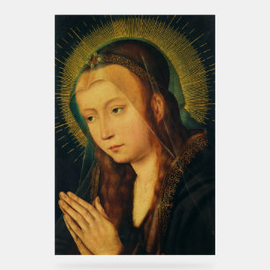 Jungfrau Mary im Gebet Acrylschild