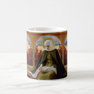 Jungfrau Mary in the Rose Garden (Albert Edelfelt) Kaffeetasse