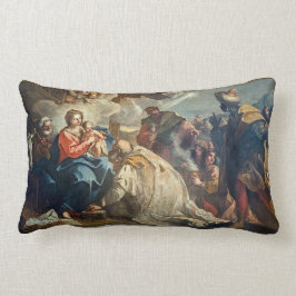 Jungfrau Mary Jesus Adoration von Magi Lendenkissen