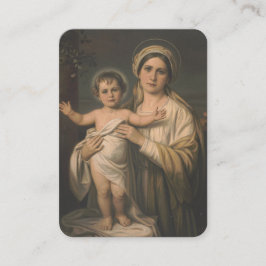 Jungfrau Mary Jesus katholische Mutter Kindergebet Platzkarte