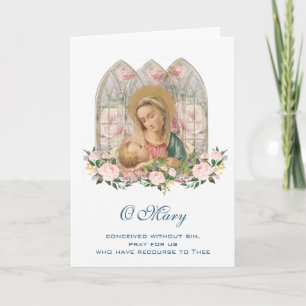 Jungfrau Mary Jesus Mothers Day Katholische Karte
