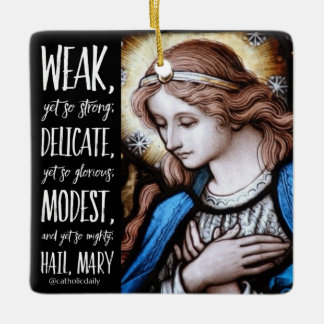 Jungfrau Mary Katholic Christmas Ornament