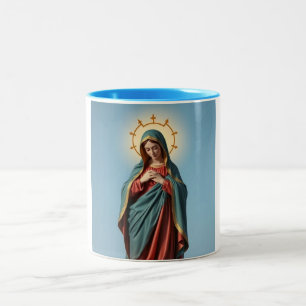 Jungfrau Mary Keramik Kaffee Tasse