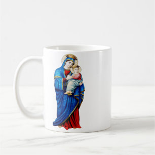 Jungfrau Mary mit dem Baby Jesus Kaffeetasse