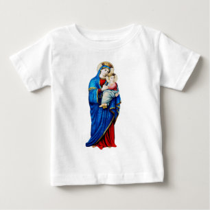 Jungfrau Mary mit dem Baby Jesus T-shirt