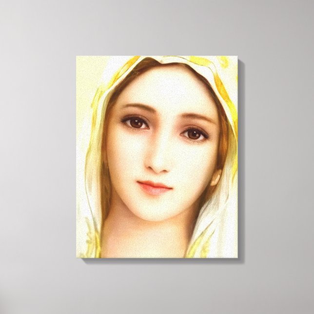 Jungfrau Mary, Mutter Gottes Leinwanddruck (Vorderseite)