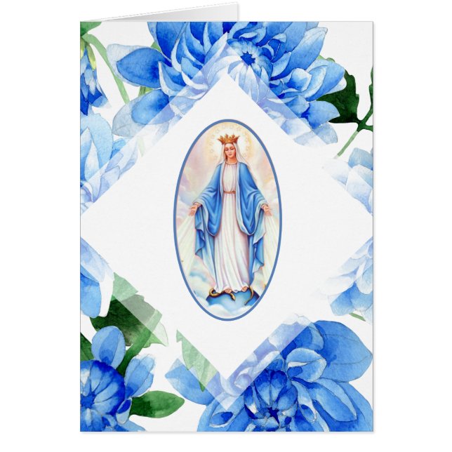 JUNGFRAU MARY | MÜTTERTAG | BLUE DAHLIAS (Vorne)