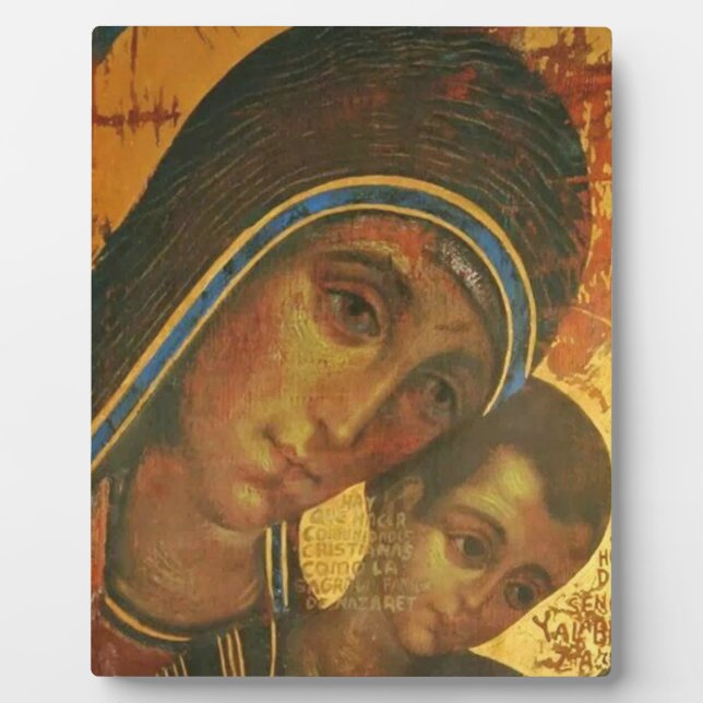 Jungfrau Mary Neocatechumenal Way Fotoplatte (Vorderseite)