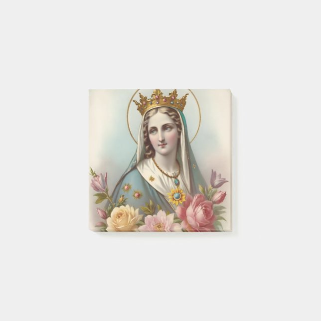 Jungfrau Mary Notes Post-it Klebezettel (Vorderseite)