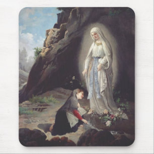 Jungfrau Mary of Lourdes Mousepad