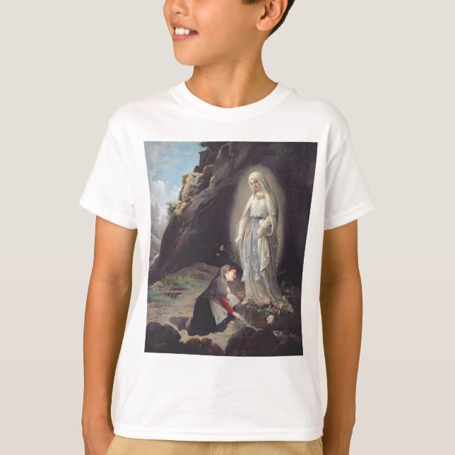 Jungfrau Mary of Lourdes T-Shirt (Vorderseite)