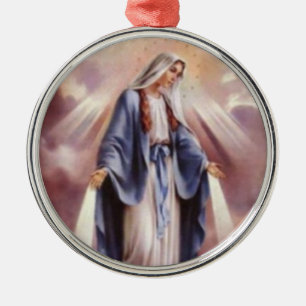 JUNGFRAU MARY ORNAMENT AUS METALL