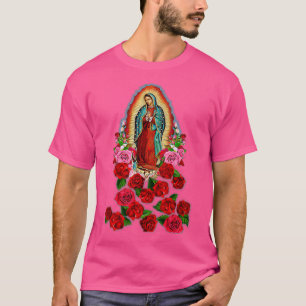 Jungfrau Mary Our Lady of Guadalupe Katholische He T-Shirt
