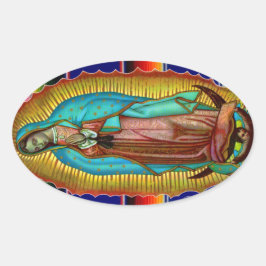 Jungfrau Mary Our Lady of Guadalupe Tilma Stickers