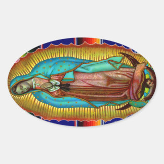Jungfrau Mary Our Lady of Guadalupe Tilma Stickers