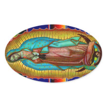 Jungfrau Mary Our Lady of Guadalupe Tilma Stickers