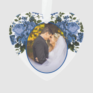 Jungfrau Mary Religious Rose Foto Spitzenverzierun Ornament