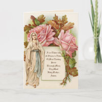 Jungfrau Mary Rosary Vintag