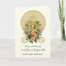 Jungfrau Mary Rose Katholische Nun Religious Life 