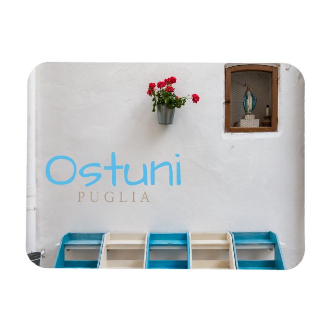 Jungfrau Mary Street altar Schrumpffelmagneten Magnet (Horizontal)