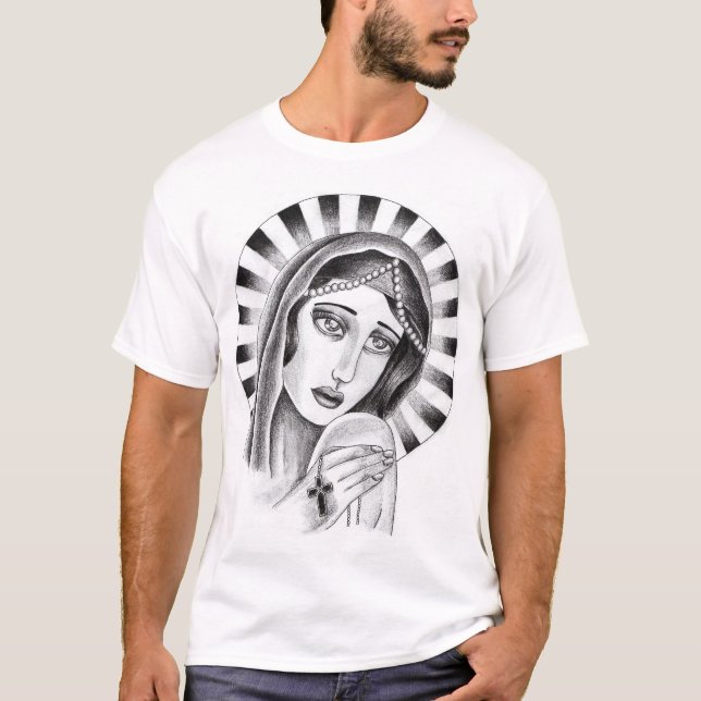 Jungfrau Mary T-Shirt (Vorderseite)