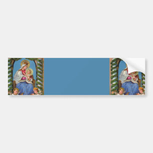 Jungfrau Mary und Baby Jesus Autoaufkleber