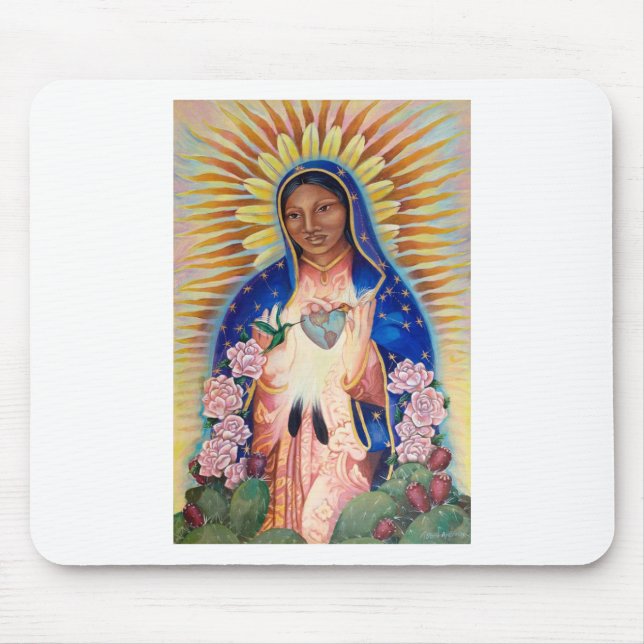 Jungfrau Mary - unsere Dame Of Guadalupe Mousepad (Vorne)