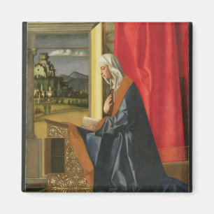 Jungfrau Mary, vom Ankündigung Diptych (Öl an Magnet