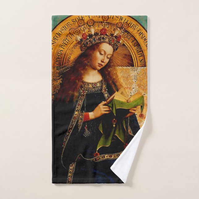 Jungfrau Mary von Jan van Eyck Handtuch (Handtuch)